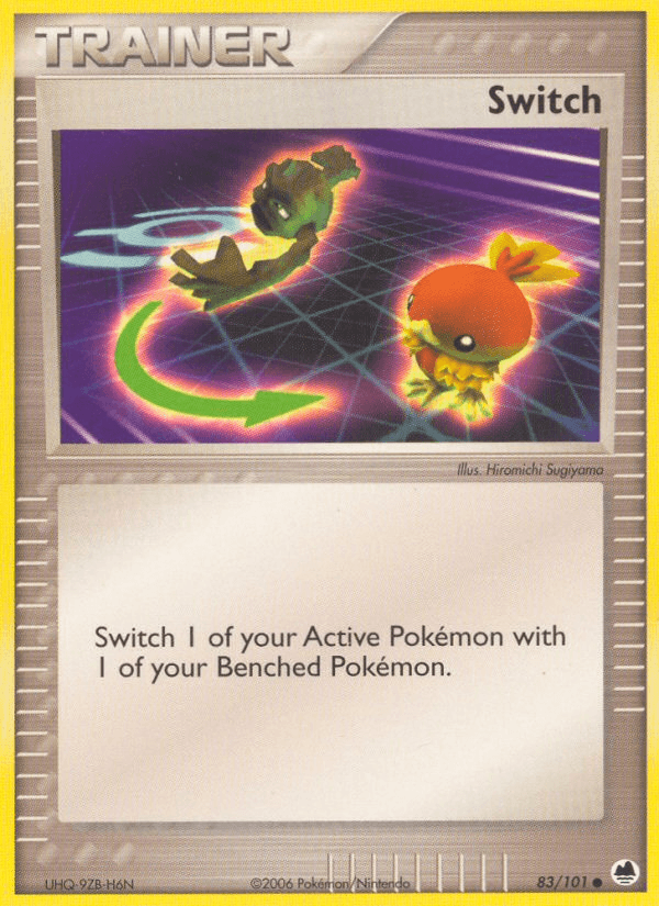 83, Common, EX: Dragon Frontiers, Item, Normal Switch (83/101) [EX: Dragon Frontiers] - Trading Card World