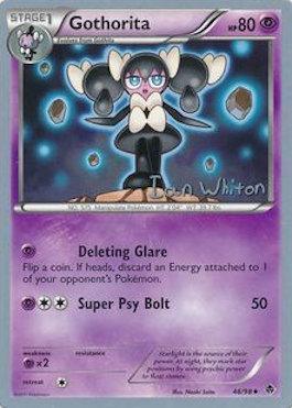 46, Normal, Psychic, Psychic[×2], Uncommon, World Championships 2013 Gothorita (46/98) (American Gothic - Ian Whiton) [World Championships 2013] - Trading Card World