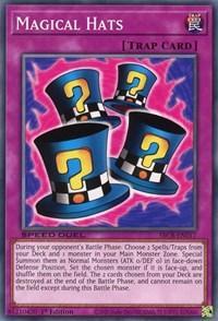 1st Edition, Common, Normal Trap, Speed Duel: Battle City Box, Trap Magical Hats [SBCB-EN017] Common - Trading Card World