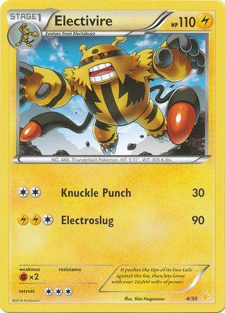 Fighting[×2], Lightning, Normal, Promo, XY: Trainer Kit 3 - Pikachu Libre Electivire (4/30) [XY: Trainer Kit 3 - Pikachu Libre] - Trading Card World