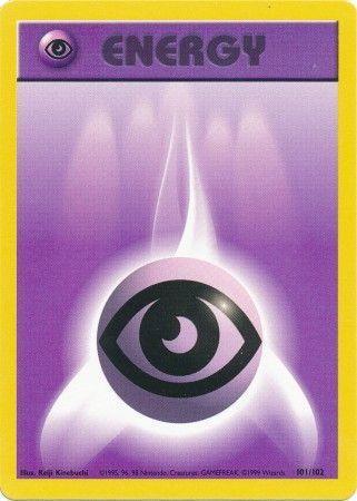 Base Set Unlimited, Basic Energy, Common, Normal Psychic Energy (101/102) [Base Set Unlimited] - Trading Card World
