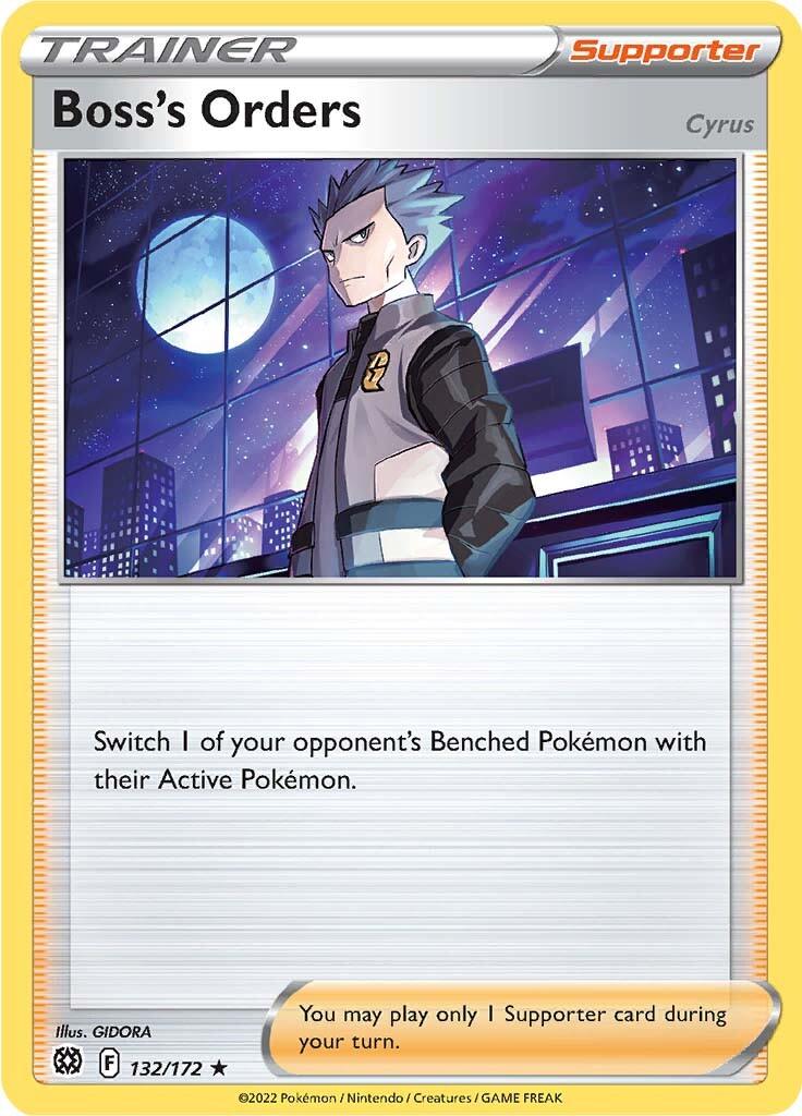 Sword & Shield: Brilliant Stars Boss's Orders (132/172) [Sword & Shield: Brilliant Stars] - Trading Card World