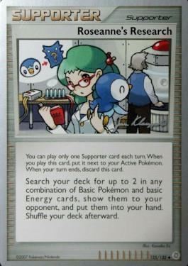 125, Normal, Supporter, Uncommon, World Championships 2008 Roseanne's Research (125/132) (Psychic Lock - Jason Klaczynski) [World Championships 2008] - Trading Card World