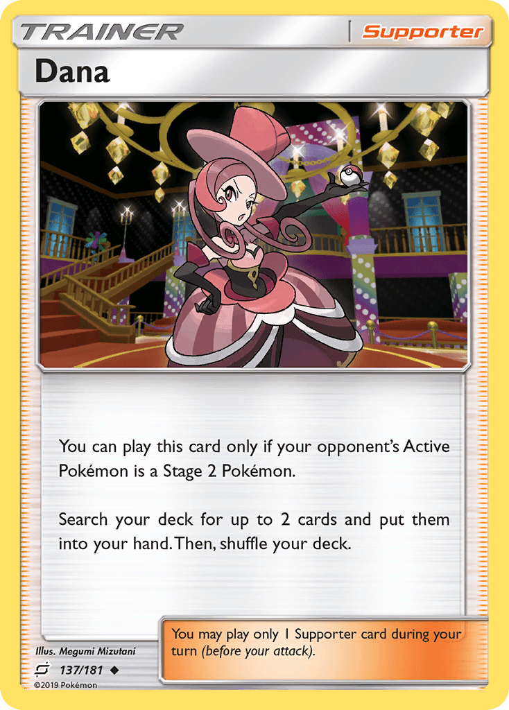 137, Normal, Reverse Holofoil, Sun & Moon: Team Up, Supporter, Uncommon Dana (137/181) [Sun & Moon: Team Up] - Trading Card World