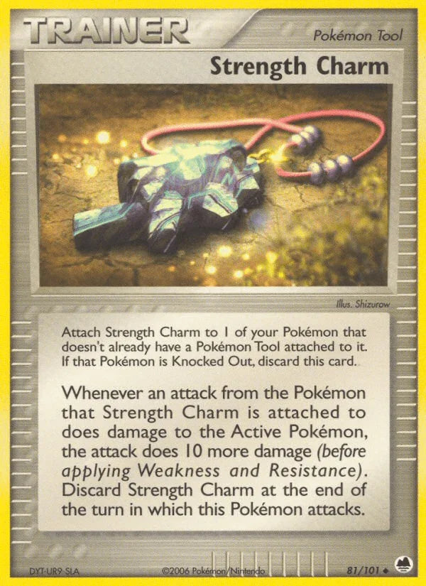 81, EX: Dragon Frontiers, Item, Normal, Uncommon Strength Charm (81/101) [EX: Dragon Frontiers] - Trading Card World