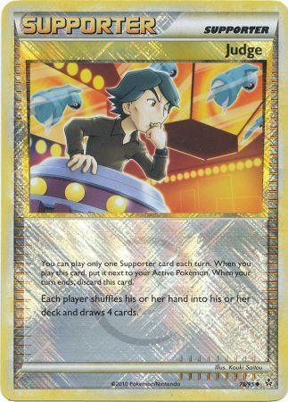 78, HeartGold & SoulSilver: Unleashed, Promo, Reverse Holofoil, Supporter Judge (78/95) (League Promo) [HeartGold & SoulSilver: Unleashed] - Trading Card World