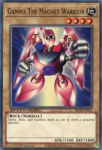 1st Edition, Common, Earth, Normal Monster, Rock, Speed Duel: Battle City Box Gamma The Magnet Warrior [SBCB-EN025] Common - Trading Card World