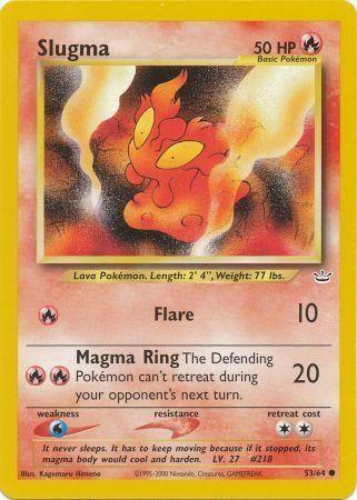 53, Common, Fire, Neo Revelation Unlimited, Normal, Water[×2] Slugma (53/64) [Neo Revelation Unlimited] - Trading Card World