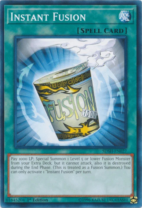 1st Edition, Common, Normal Spell, Spell, Structure Deck: Shaddoll Showdown, Unlimited Instant Fusion [SDSH-EN027] Common - Trading Card World