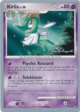 Normal, Psychic, Psychic[+20], Uncommon, World Championships 2008 Kirlia LV.28 (8/17) (Psychic Lock - Jason Klaczynski) [World Championships 2008] - Trading Card World