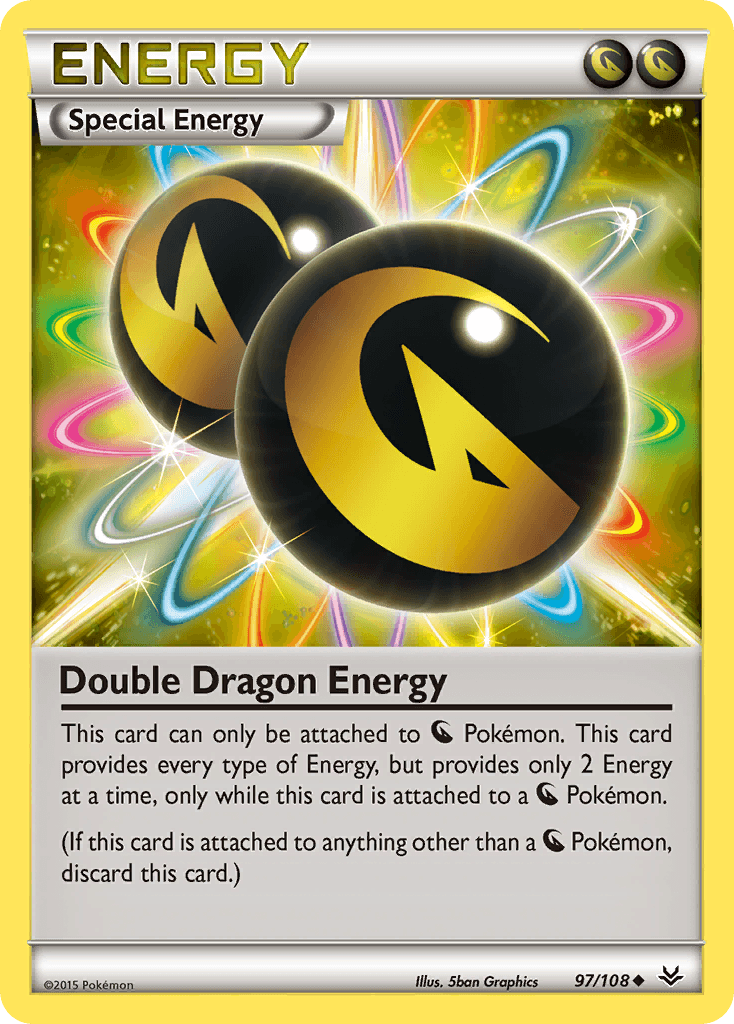 97, Dragon, Normal, Reverse Holofoil, Uncommon, XY: Roaring Skies Double Dragon Energy (97/108) [XY: Roaring Skies] - Trading Card World
