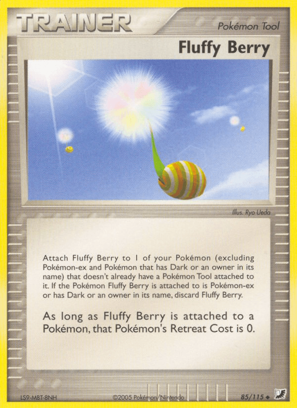 85, EX: Unseen Forces, Item, Normal, Uncommon Fluffy Berry (85/115) [EX: Unseen Forces] - Trading Card World