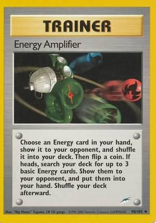 98, Neo Destiny Unlimited, Normal, Trainer, Uncommon Energy Amplifier (98/105) [Neo Destiny Unlimited] - Trading Card World