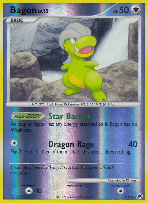 Colorless, Colorless[+10], Holofoil, Platinum: Arceus, Reverse Holofoil, SH10, Ultra Rare Bagon (SH10) [Platinum: Arceus] - Trading Card World