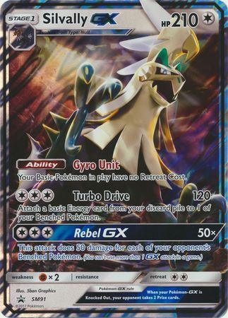 Colorless, Fighting[×2], Holofoil, Promo, SM91, Sun & Moon: Black Star Promos Silvally GX (SM91) (Jumbo Card) [Sun & Moon: Black Star Promos] - Trading Card World
