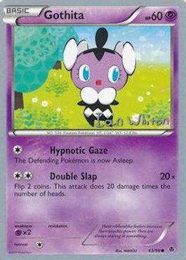 43, Common, Normal, Psychic, Psychic[×2], World Championships 2013 Gothita (43/98) (American Gothic - Ian Whiton) [World Championships 2013] - Trading Card World