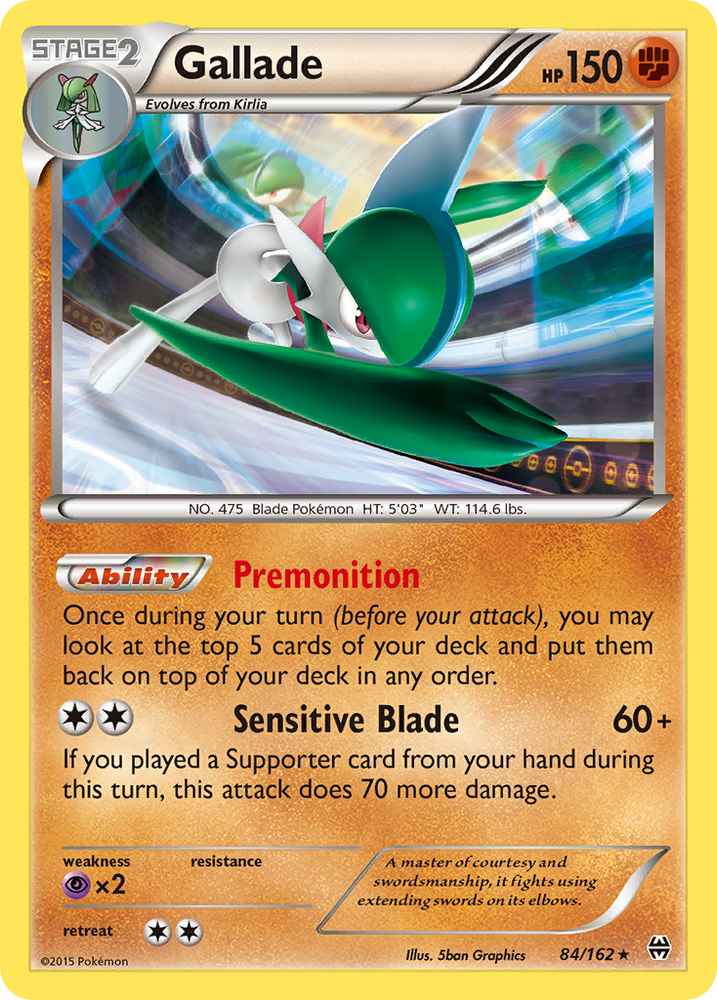 Gallade (84/162) [XY: BREAKthrough]