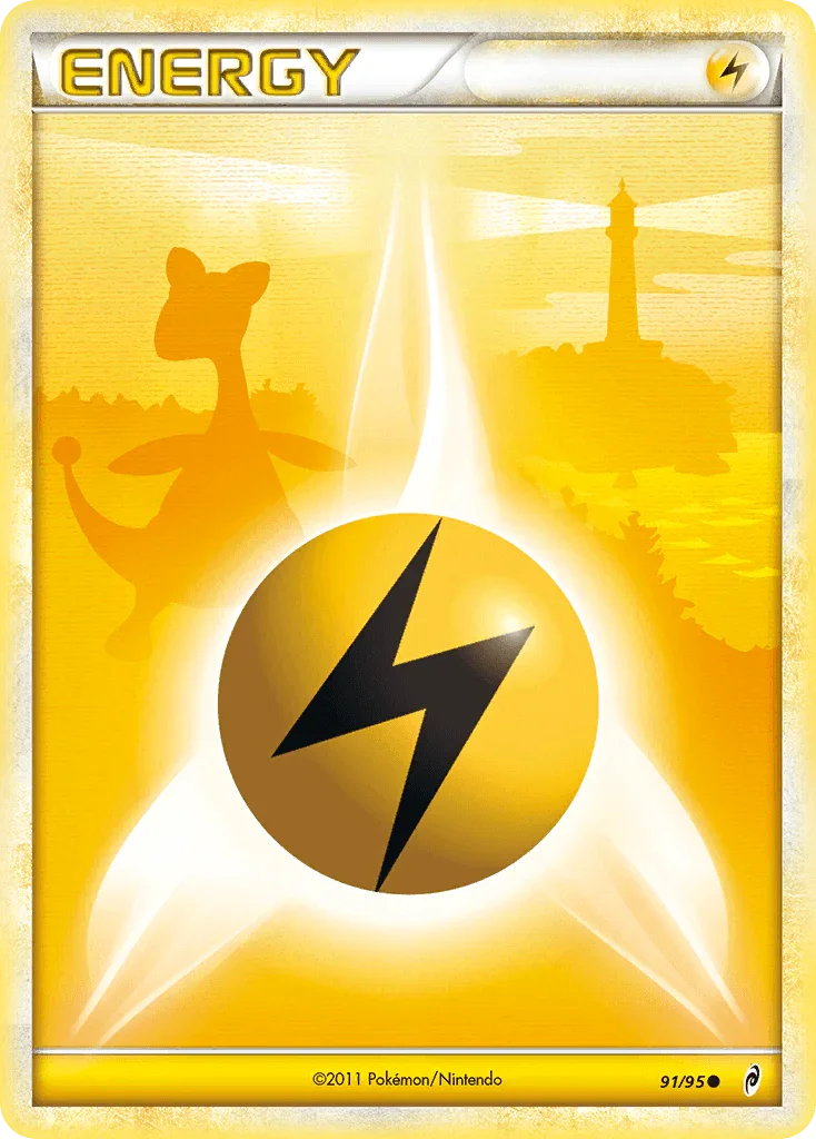 91, Common, Energy, HeartGold & SoulSilver: Call of Legends, Holofoil Lightning Energy (91/95) [HeartGold & SoulSilver: Call of Legends] - Trading Card World