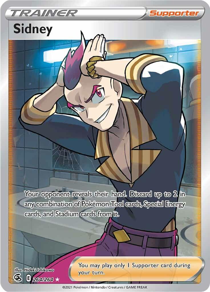 264, Holofoil, Supporter, Sword & Shield: Fusion Strike, Ultra Rare Sidney (264/264) [Sword & Shield: Fusion Strike] - Trading Card World