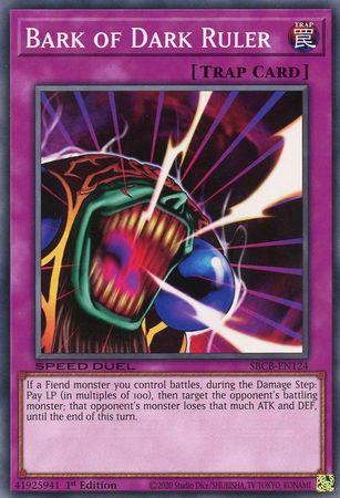 1st Edition, Common, Normal Trap, Speed Duel: Battle City Box, Trap Bark of Dark Ruler [SBCB-EN124] Common - Trading Card World
