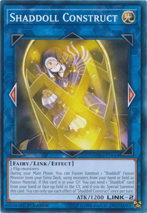 1st Edition, Common, Fairy, Light, Link/Effect Monster, Structure Deck: Shaddoll Showdown, Unlimited Shaddoll Construct [SDSH-EN044] Common - Trading Card World