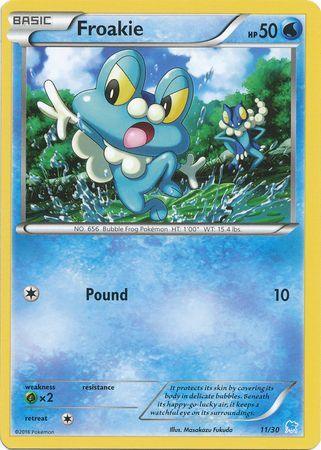 11, Grass[×2], Normal, Promo, Water, XY: Trainer Kit 3 - Suicune Froakie (11/30) [XY: Trainer Kit 3 - Suicune] - Trading Card World