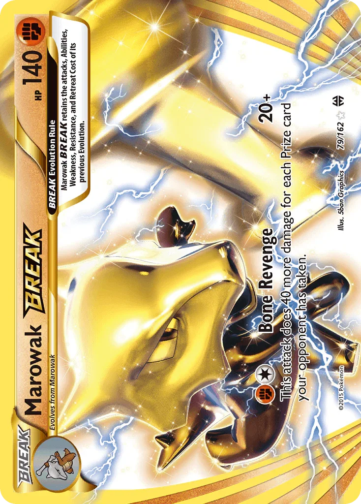 79, Fighting, Holofoil, Ultra Rare, XY: BREAKthrough Marowak BREAK (79/162) [XY: BREAKthrough] - Trading Card World