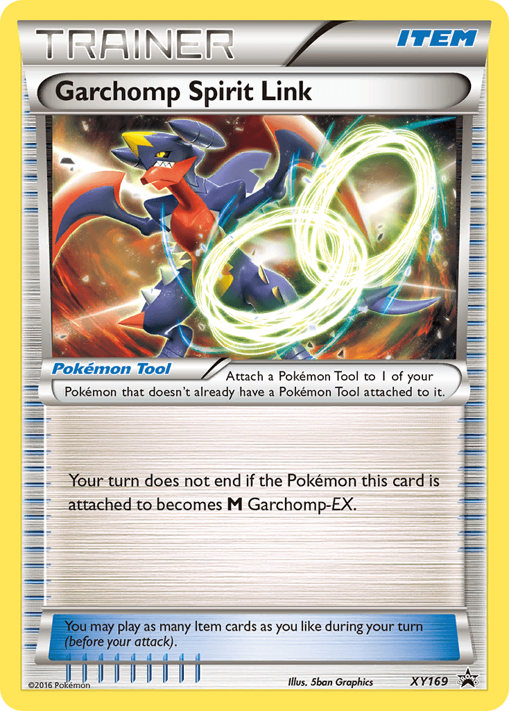 Item, Normal, Promo, XY169, XY: Black Star Promos Garchomp Spirit Link (XY169) [XY: Black Star Promos] - Trading Card World