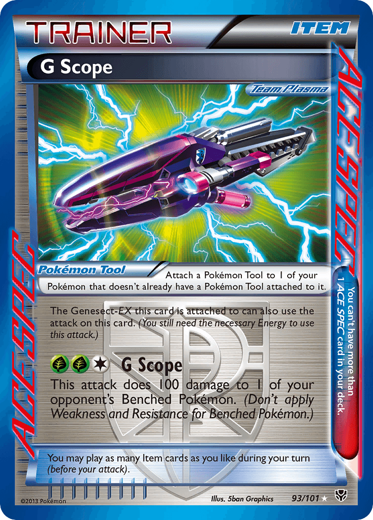 93, Black & White: Plasma Blast, Holofoil, Item, Rare Ace G Scope (93/101) [Black & White: Plasma Blast] - Trading Card World