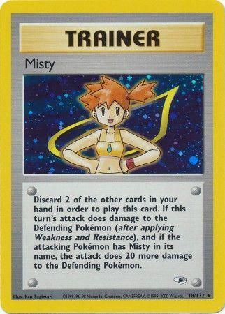 18, Gym Heroes Unlimited, Holo Rare, Holofoil, Item Misty (18/132) [Gym Heroes Unlimited] - Trading Card World