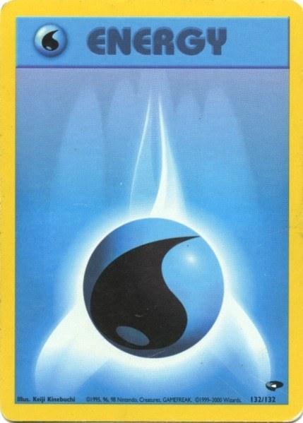 132, Common, Gym Challenge Unlimited, Normal, Water Water Energy (132/132) [Gym Challenge Unlimited] - Trading Card World