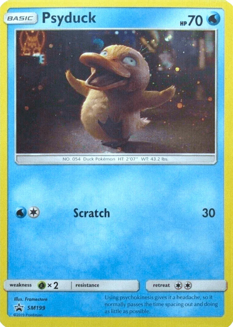 Black Star Promo, Grass[×2], Holofoil, SM199, Sun & Moon: Black Star Promos, Water Psyduck (SM199) [Sun & Moon: Black Star Promos] - Trading Card World