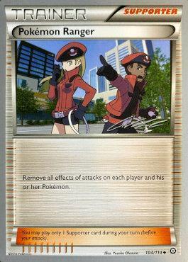 Normal, Supporter, Uncommon, World Championships 2016 Pokemon Ranger (104/114) (Ninja Blitz - Cody Walinski) [World Championships 2016] - Trading Card World
