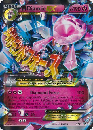Darkness[-20], Fairy, Holofoil, Metal[x2], Promo, XY44, XY: Black Star Promos M Diancie EX (XY44) (Jumbo Card) [XY: Black Star Promos] - Trading Card World