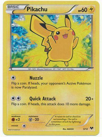 Fighting[×2], Holofoil, Lightning, McDonald's Promos: 2014 Collection, Metal[-20], Promo Pikachu (5/12) [McDonald's Promos: 2014 Collection] - Trading Card World
