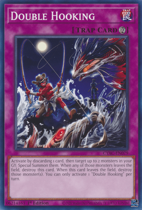1st Edition, Common, Continuous Trap, Cyberstorm Access, Trap Double Hooking [CYAC-EN079] Common - Trading Card World