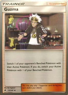 115, Normal, Supporter, Uncommon, World Championships 2018 Guzma (115/147) (Dragones y Sombras - Pedro Eugenio Torres) [World Championships 2018] - Trading Card World