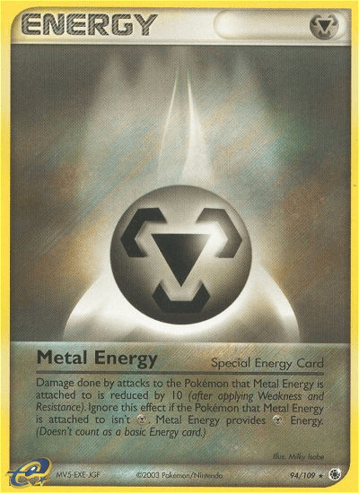 94, EX: Ruby & Sapphire, Normal, Rare, Reverse Holofoil, Special Metal Energy Metal Energy (94/109) [EX: Ruby & Sapphire] - Trading Card World