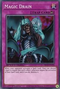 1st Edition, Common, Counter Trap, Speed Duel: Battle City Box, Trap Magic Drain [SBCB-EN104] Common - Trading Card World