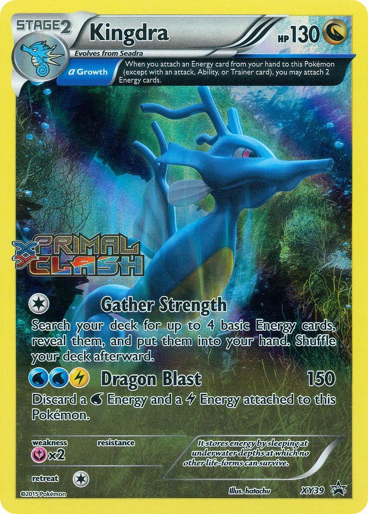 Dragon, Fairy[×2], Holofoil, Promo, XY39, XY: Black Star Promos Kingdra (XY39) [XY: Black Star Promos] - Trading Card World