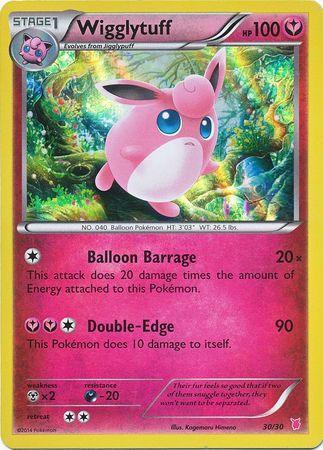 30, Darkness[-20], Fairy, Holofoil, Metal[×2], Promo, XY: Trainer Kit 1 - Wigglytuff Wigglytuff (30/30) [XY: Trainer Kit 1 - Wigglytuff] - Trading Card World