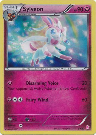 30, Darkness[-20], Fairy, Holofoil, Metal[×2], Promo, XY: Trainer Kit - Sylveon Sylveon (30/30) [XY: Trainer Kit - Sylveon] - Trading Card World