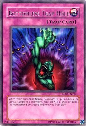 Legacy of Darkness, Normal Trap, Rare, Trap, Unlimited Bottomless Trap Hole [LOD-EN092] Rare - Trading Card World