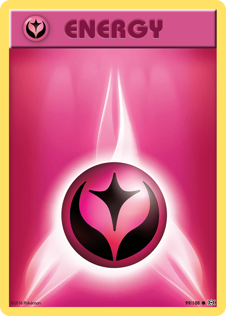 99, Basic Fairy Energy, Common, Normal, Reverse Holofoil, XY: Evolutions Fairy Energy (99/108) [XY: Evolutions] - Trading Card World