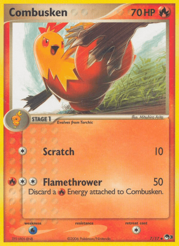Fire, Normal, POP Series 3, Uncommon, Water[×2] Combusken (7/17) [POP Series 3] - Trading Card World