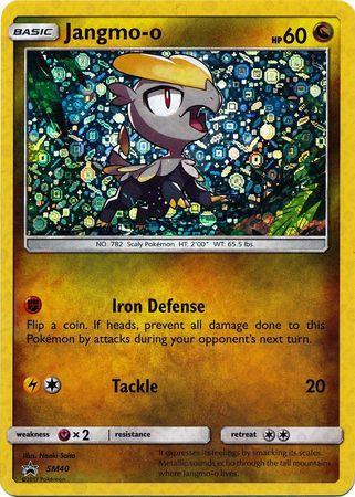 Dragon, Fairy[×2], Holofoil, Promo, SM40, Sun & Moon: Black Star Promos Jangmo o (SM40) (General Mills Promo) [Sun & Moon: Black Star Promos] - Trading Card World