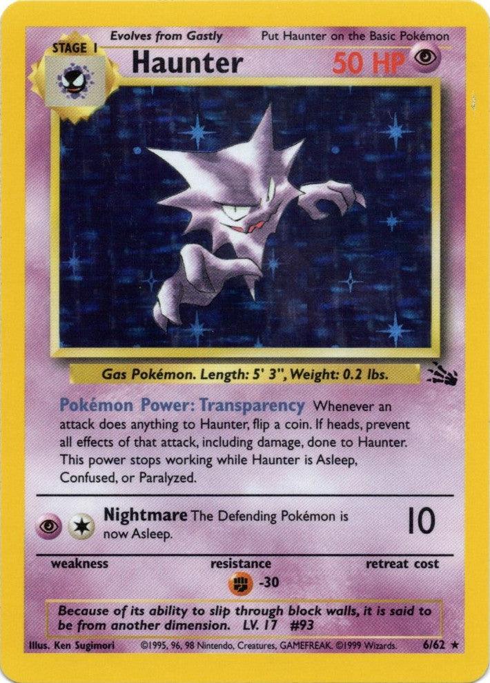 Fighting[-30], Fossil Unlimited, Holo Rare, Holofoil, Psychic Haunter (6/62) [Fossil Unlimited] - Trading Card World