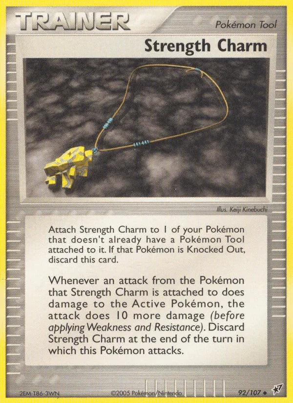 92, EX: Deoxys, Item, Normal, Uncommon Strength Charm (92/107) [EX: Deoxys] - Trading Card World