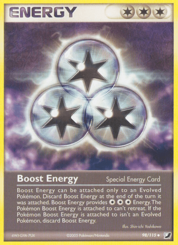 98, EX: Unseen Forces, Normal, Special Energy, Uncommon Boost Energy (98/115) [EX: Unseen Forces] - Trading Card World