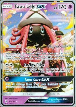 60, Normal, Psychic, Ultra Rare, World Championships 2018 Tapu Lele GX (60/145) (Garbanette - Magnus Pedersen) [World Championships 2018] - Trading Card World